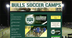 Desktop Screenshot of bullssoccercamps.com